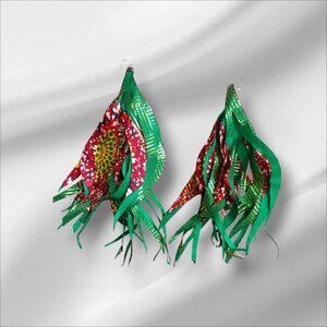 COPY - handmade fabric earrings